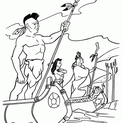 Ourcoloringpage Pocahontas 9