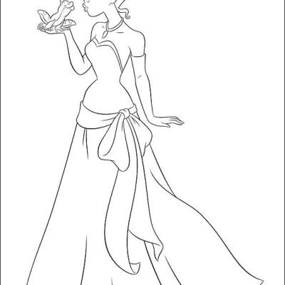 Magical Coloring Journey with Princess and the Frog: Free Printable Coloring Pages for Kids