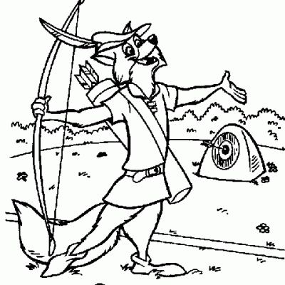 Ourcoloringpage Robin Hood 3