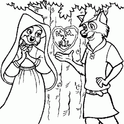Ourcoloringpage Robin Hood 4