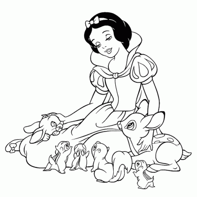 Enchanting Adventures: Snow White Coloring Pages for Kids