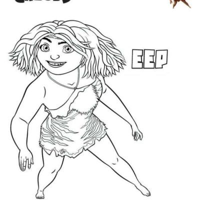 Ourcoloringpage Croods 16