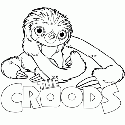 Ourcoloringpage Croods 8