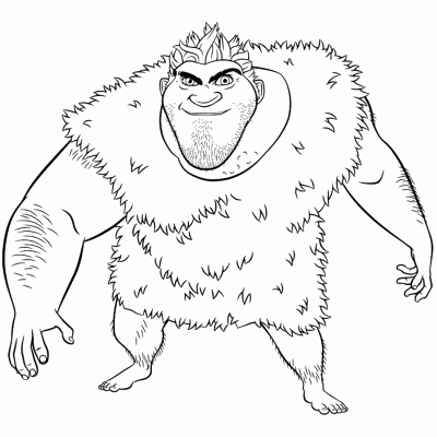 Roaring Fun: Croods Coloring Pages for Kids