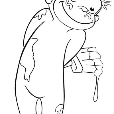 Ourcoloringpage Curious George 1