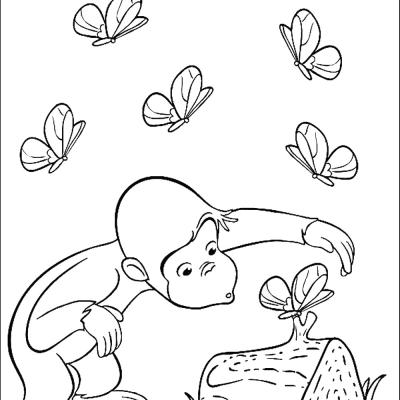 Ourcoloringpage Curious George 21
