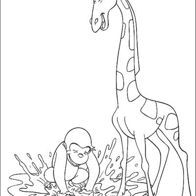 Ourcoloringpage Curious George 22