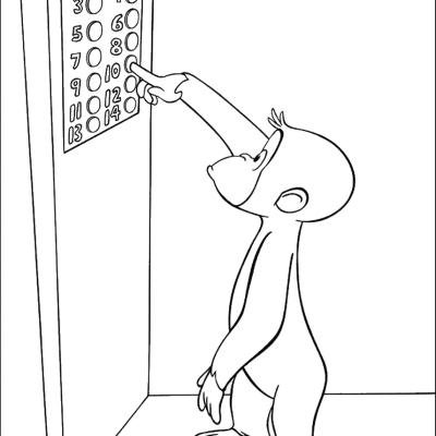 Ourcoloringpage Curious George 25