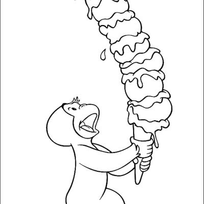 Ourcoloringpage Curious George 26