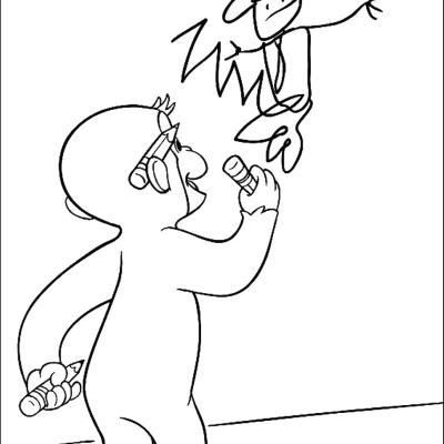 Ourcoloringpage Curious George 27