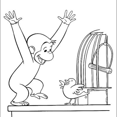 Ourcoloringpage Curious George 28