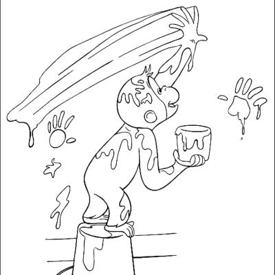 Ourcoloringpage Curious George 34