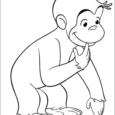 Ourcoloringpage Curious George 3