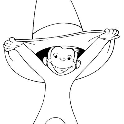 Ourcoloringpage Curious George 4