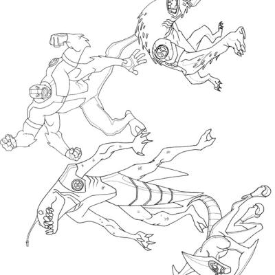 Ourcoloringpage Ben 10 18