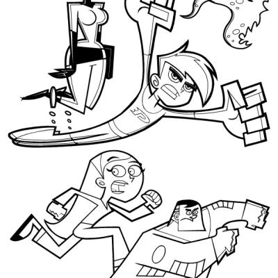 Ourcoloringpage Danny Phantom 8
