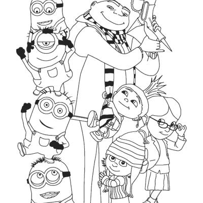 Ourcoloringpage Despicable Me 15