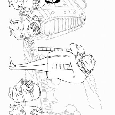 Ourcoloringpage Despicable Me 16