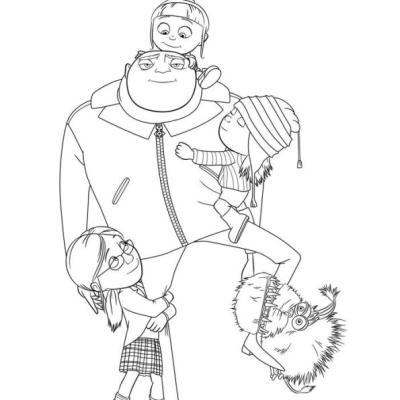 Ourcoloringpage Despicable Me 24
