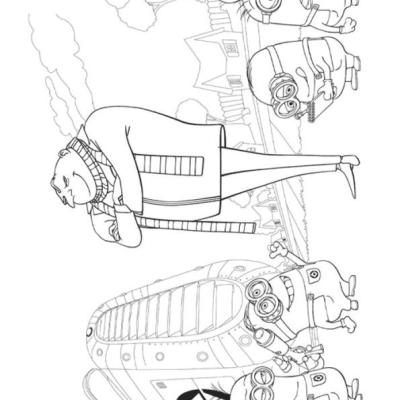 Ourcoloringpage Despicable Me 4