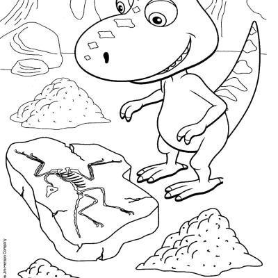 Dinosaur Train Coloring Pages: Journey Back in Time with Printable Fun