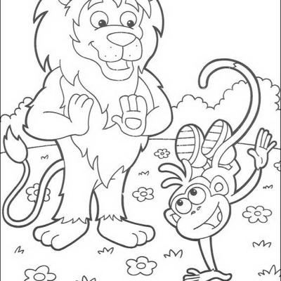 Ourcoloringpage Dora The Explorer 105