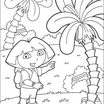 Ourcoloringpage Dora The Explorer 107