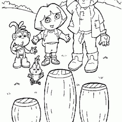 Ourcoloringpage Dora The Explorer 108