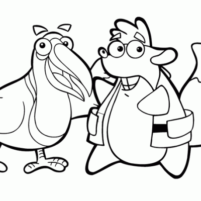 Ourcoloringpage Dora The Explorer 10