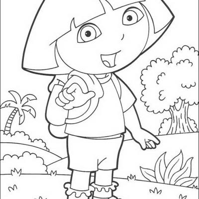 Ourcoloringpage Dora The Explorer 11