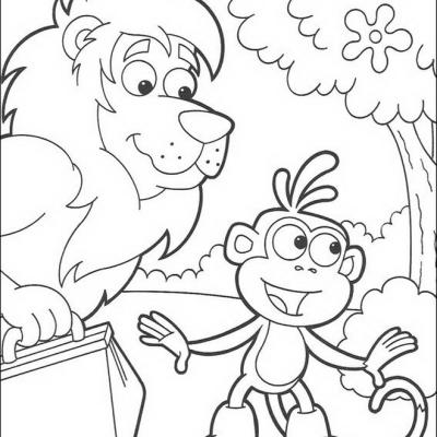 Ourcoloringpage Dora The Explorer 18