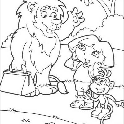 Ourcoloringpage Dora The Explorer 19