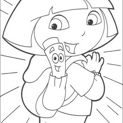 Ourcoloringpage Dora The Explorer 25