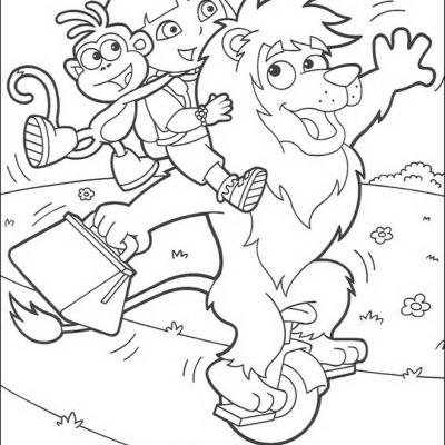 Ourcoloringpage Dora The Explorer 28