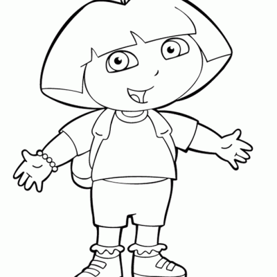 Ourcoloringpage Dora The Explorer 2