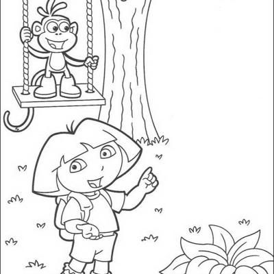 Ourcoloringpage Dora The Explorer 30