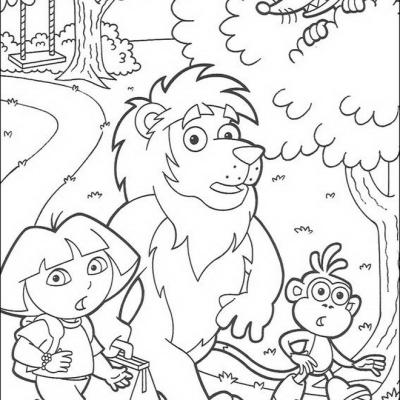 Ourcoloringpage Dora The Explorer 31