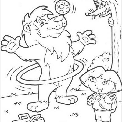 Ourcoloringpage Dora The Explorer 32