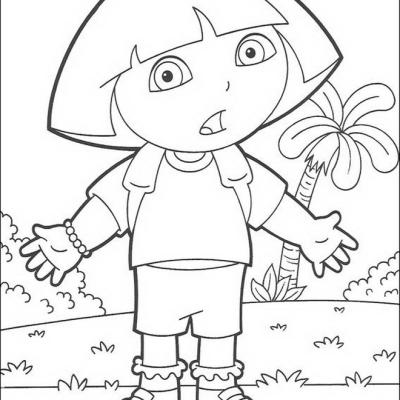 Ourcoloringpage Dora The Explorer 34