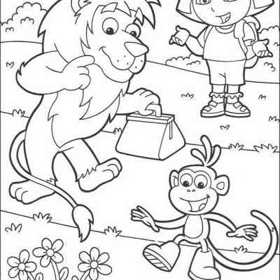 Ourcoloringpage Dora The Explorer 39