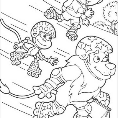 Ourcoloringpage Dora The Explorer 40