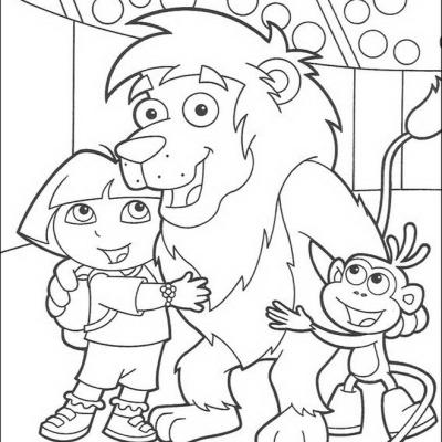 Ourcoloringpage Dora The Explorer 45
