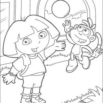 Ourcoloringpage Dora The Explorer 46