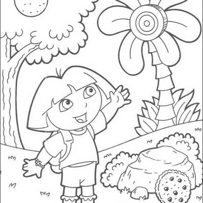 Ourcoloringpage Dora The Explorer 47