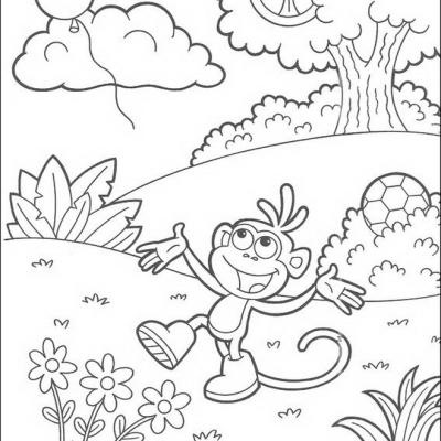 Ourcoloringpage Dora The Explorer 48