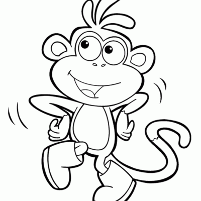 Ourcoloringpage Dora The Explorer 4