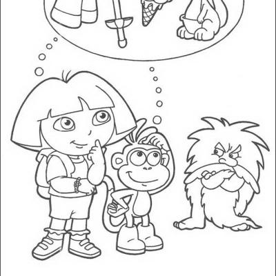Ourcoloringpage Dora The Explorer 53