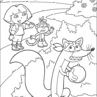 Ourcoloringpage Dora The Explorer 56