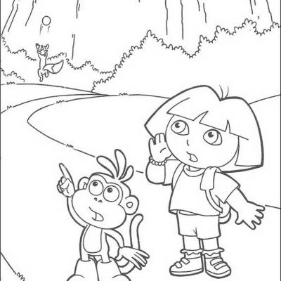 Ourcoloringpage Dora The Explorer 57