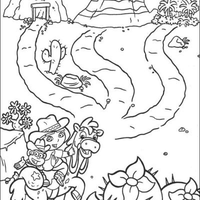 Ourcoloringpage Dora The Explorer 61